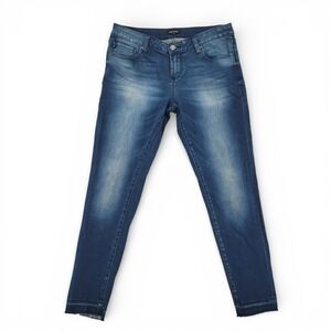 Dear John Womens Jeans 29 Blue Skinny Stretch Denim Mid Rise Faded Wash EUC